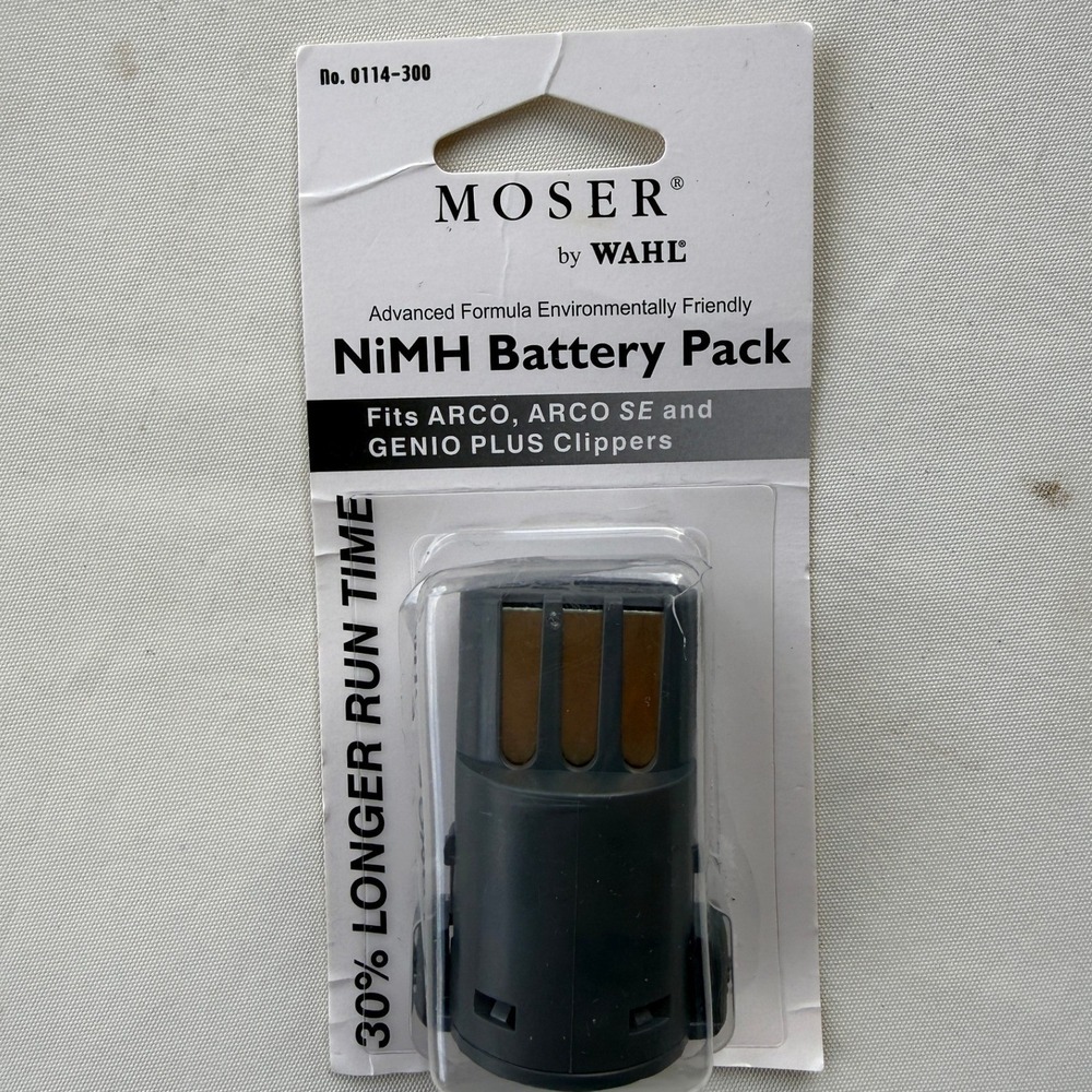 Moser by Wahl NiMH Battery Pack 0114-300 for ARCO ARCO SE GENIO PLUS Clippers - Picture 1 of 2